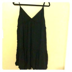 Women's Sleeveless Tiered Swing Dress - XXL